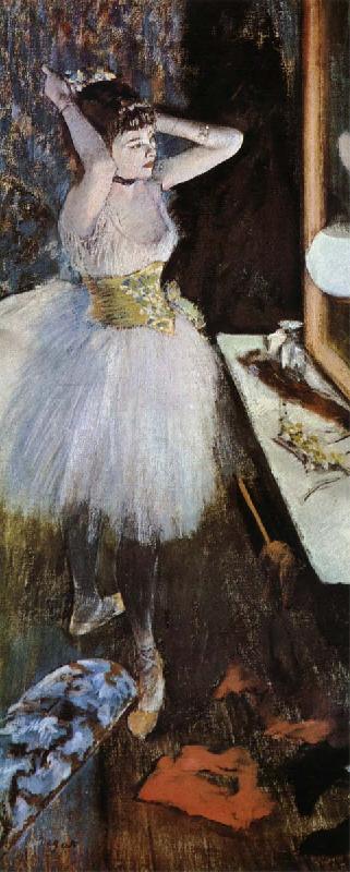 Edgar Degas The actress in the tiring room